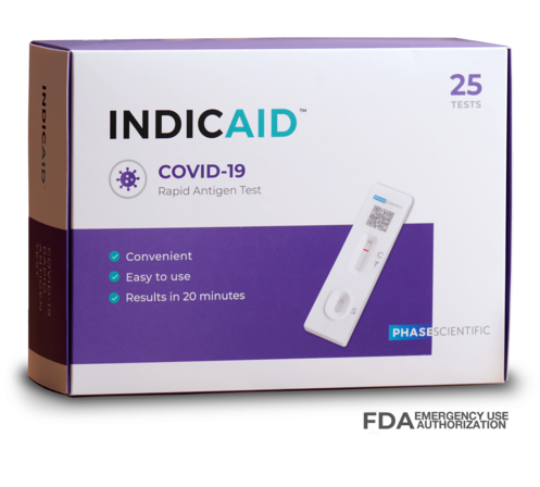 INDICAID COVID-19 Rapid Antigen PoC (Point-of-Care) Test 