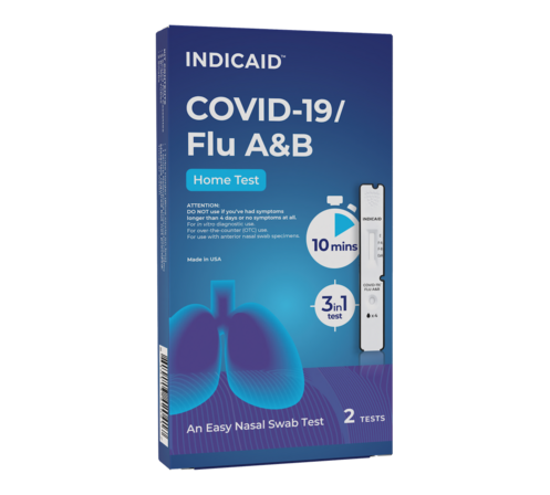 INDICAID COVID-19 / Flu A&B Rapid Home Test